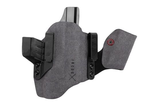 Safariland IWB holster for light-equipped handgun, black.